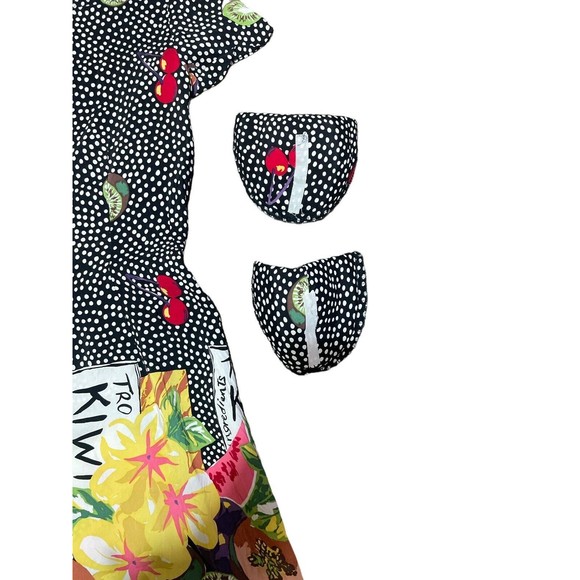Vintage Carol Anderson California Kiwi Fruit Theme Shift Dress Womans‎ Size 10 - Picture 9 of 10